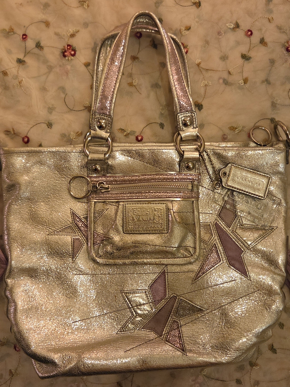Limited Edition Coach Poppy Spotlight Tote Bag
